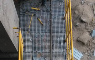 牡丹江防滑楼梯踏步钢格栅案例